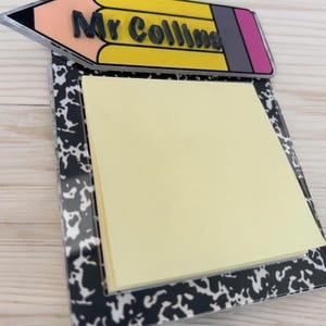 Superleuke notitiehouder bureaudecoratie