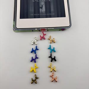 Mixed Variety Colorful Balloon Animal Kindle Charms