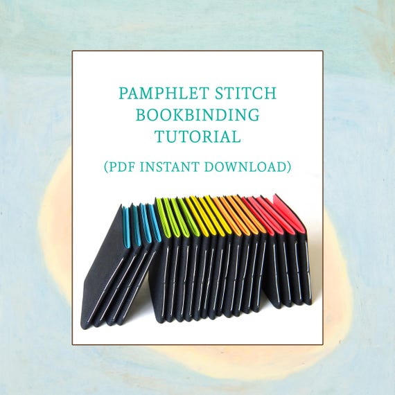 Beginner Bookbinding Tutorial: Pamphlet Stitch, DIY Journal, Notebook (PDF Download)