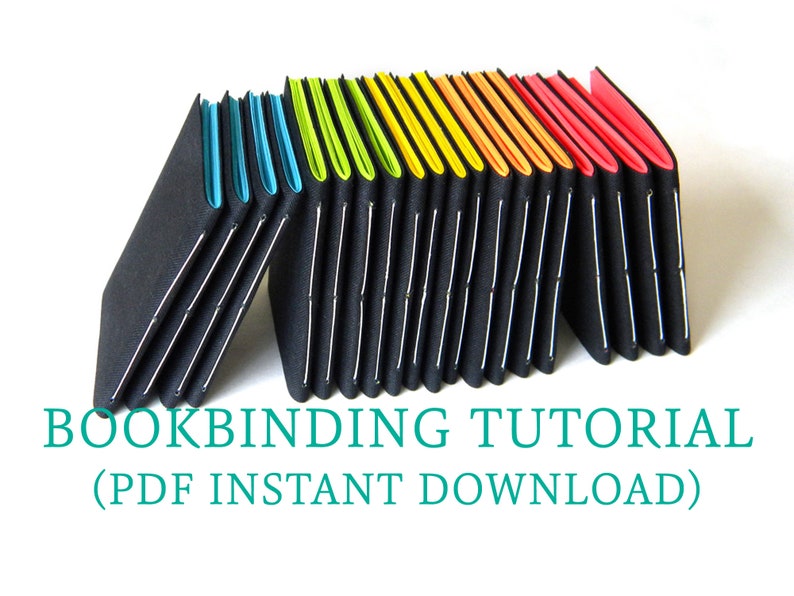 Beginners Bookbinding Tutorial DIY Journal or Notebook Easy Etsy