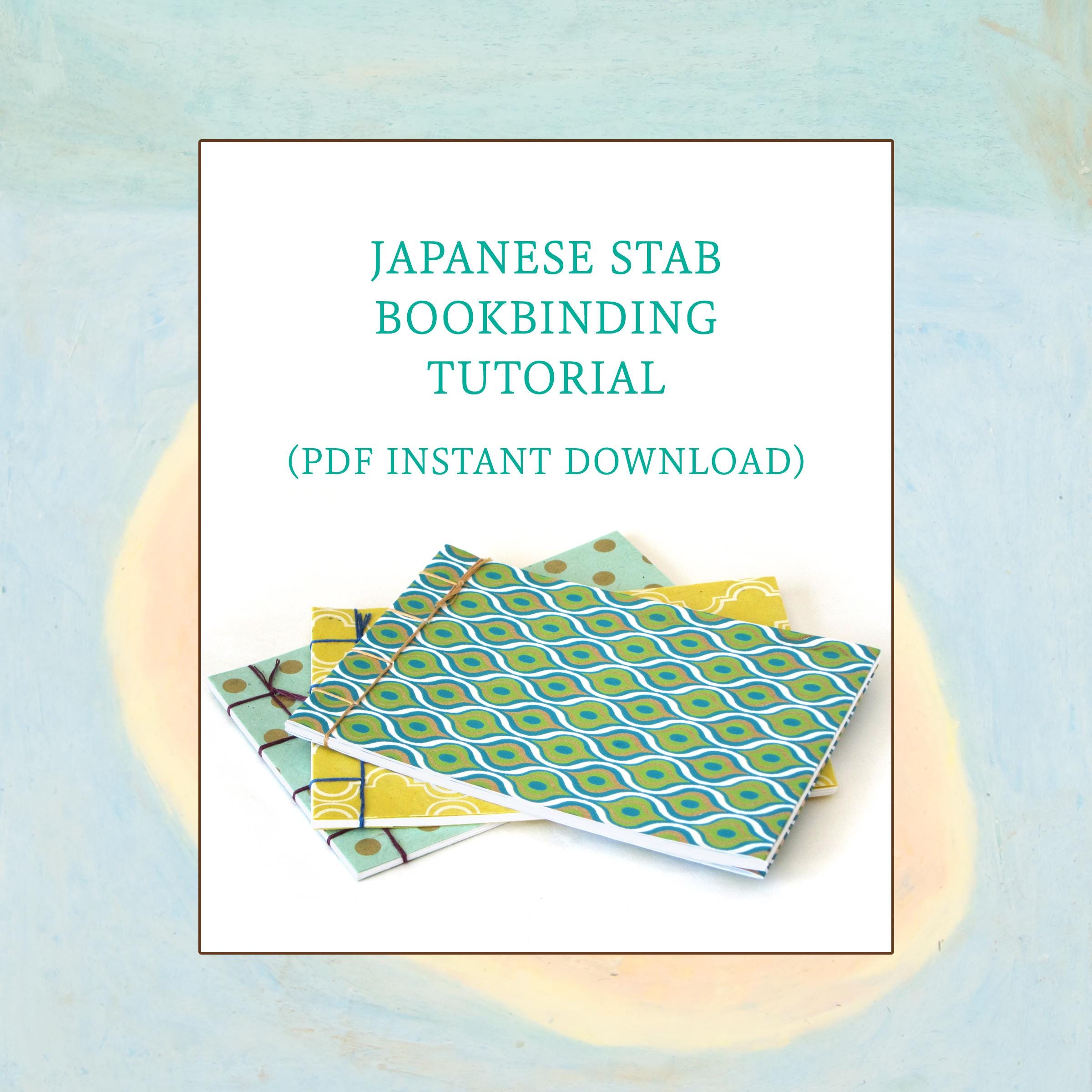 Stab Bookbinding Japanese Stab Bookbinding Tutorial, Beginner DIY Craft (PDF Instant ...