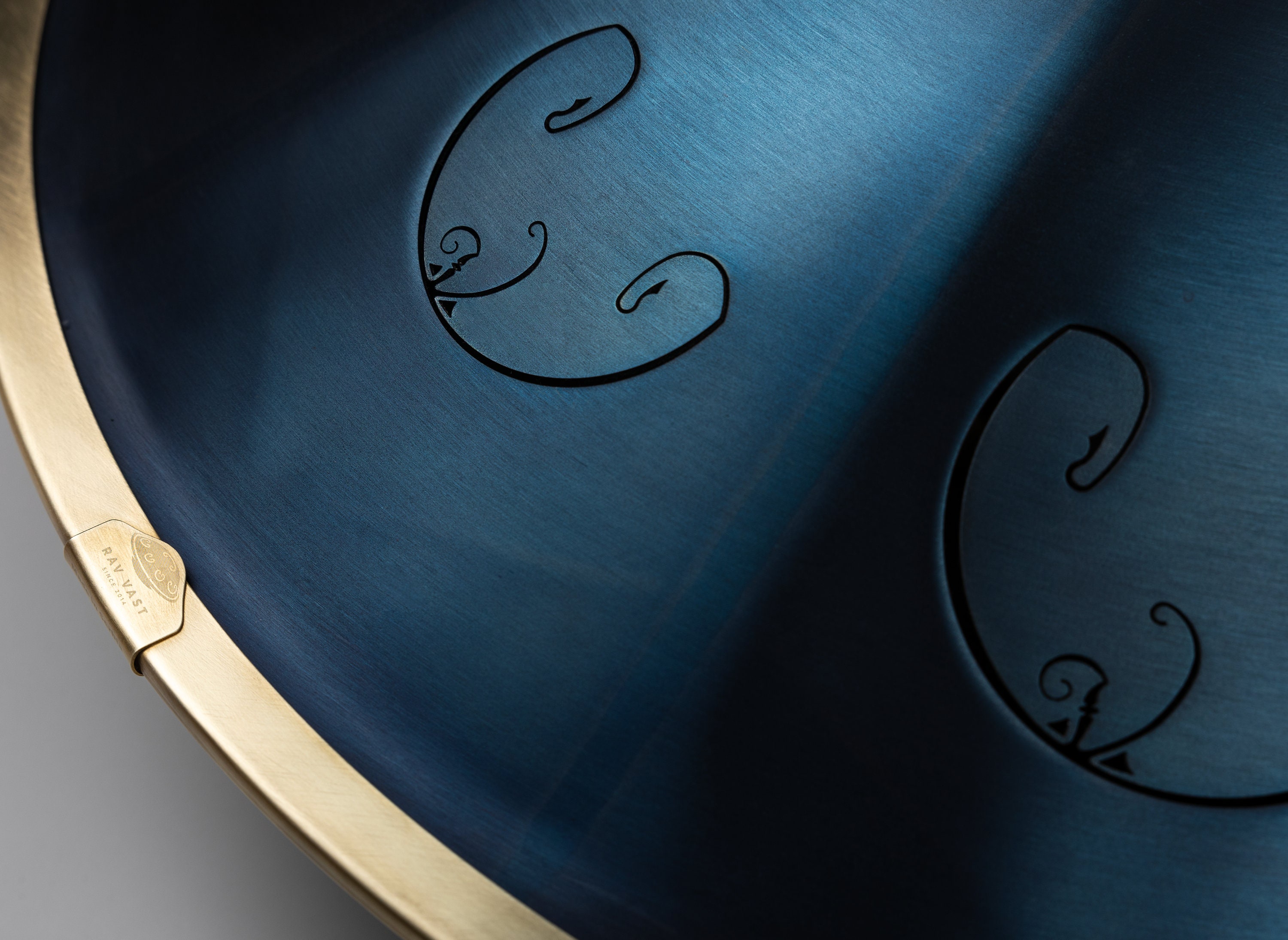 RAV Vast A Integral Indigo Steel Tongue Drum Handpan - Etsy