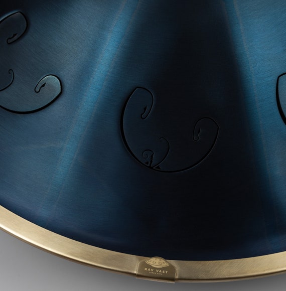 新しい到着 RAV Handpan Drum Tongue Steel Indigo Gate Golden C Vast パーカッション・打楽器