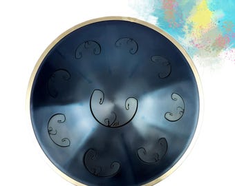 RAV Vast B Celtic Double Ding 432 Hz Indigo Steel Tongue Drum
