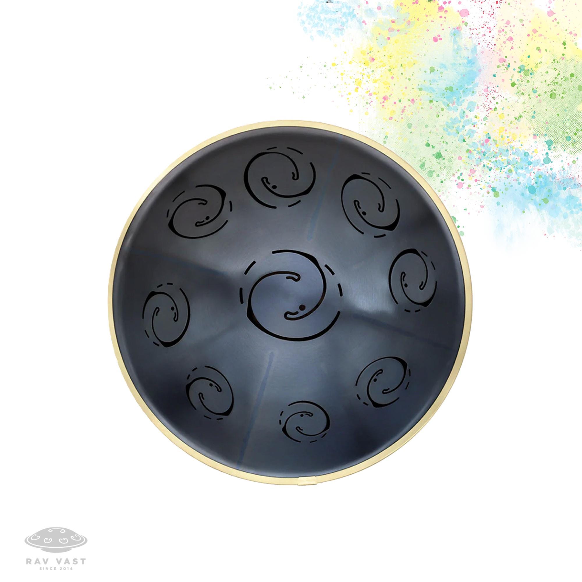 RAV Moon D Major Steel Tongue Drum Handpan - Etsy