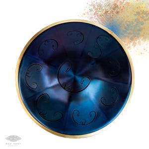 RAV Vast B Celtic Double Ding Indigo Steel Tongue Drum Handpan
