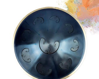 RAV Vast G Pygmy 432 Hz Indigo Steel Tongue Drum Handpan