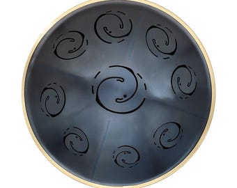 RAV Moon D Major Steel Tongue Drum Handpan - Etsy