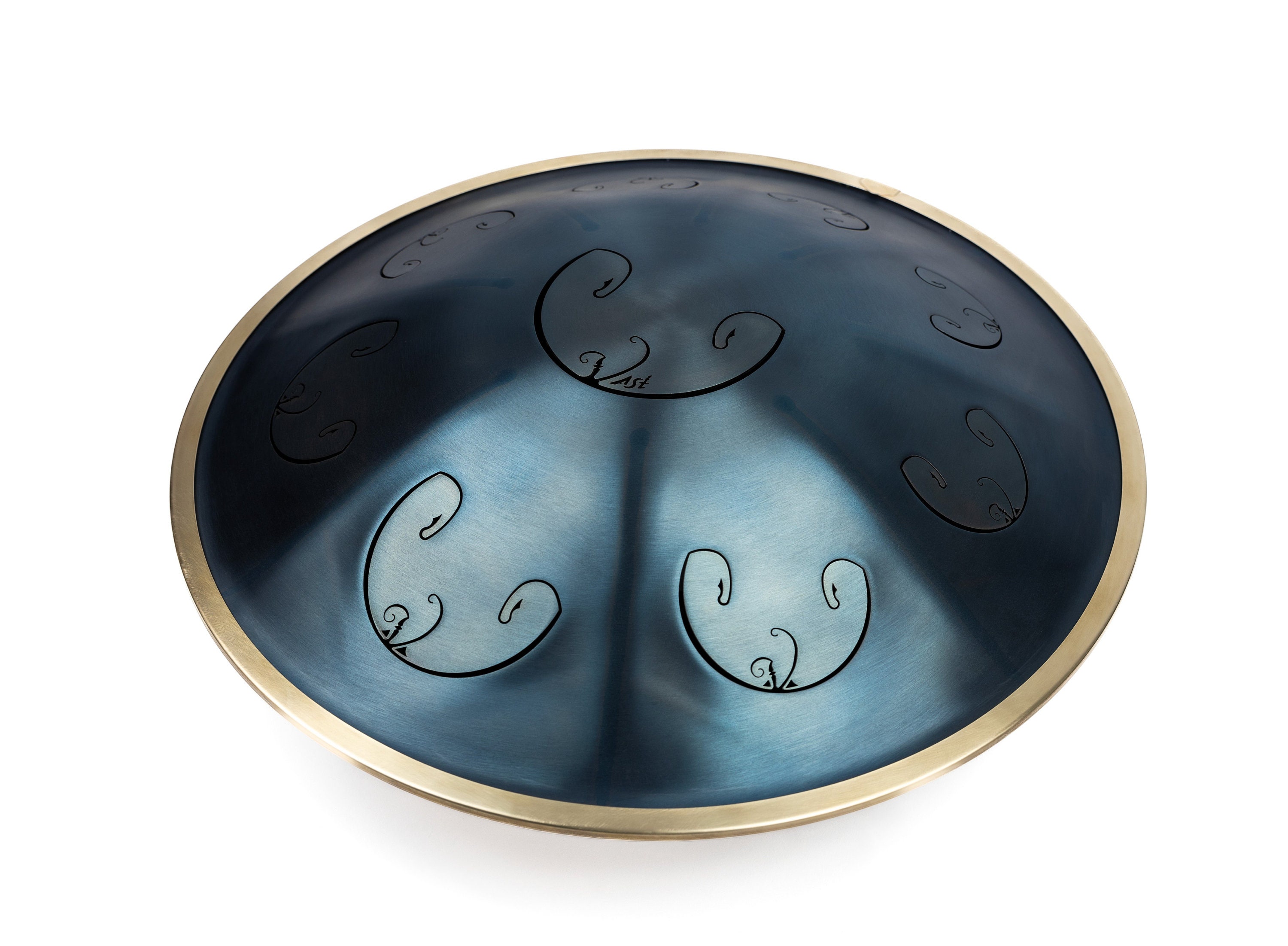 RAV Vast B Golden Arcadia Indigo Steel Tongue Drum Handpan