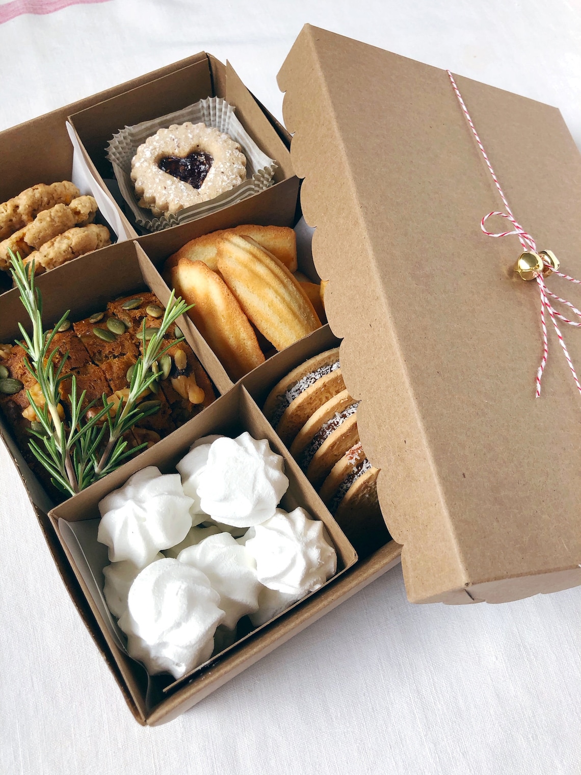 DELUXE KIT Classic Cookie Boxes with Scalloped Lids Set of 3 Etsy