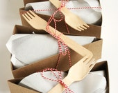 25 DELUXE Wedge-Shaped Pie Box Kits (Forks and other accessories included)