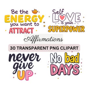 30 PNG Inspirujące cytaty Clipart, Ilustracje fraz motywacyjnych, Pozytywna sztuka, Inspirujące cytaty, Inspirujące, Pobieranie cyfrowe
