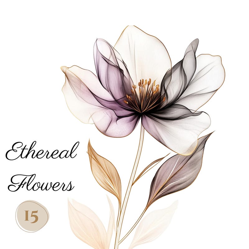 Flower Graphics - Etsy