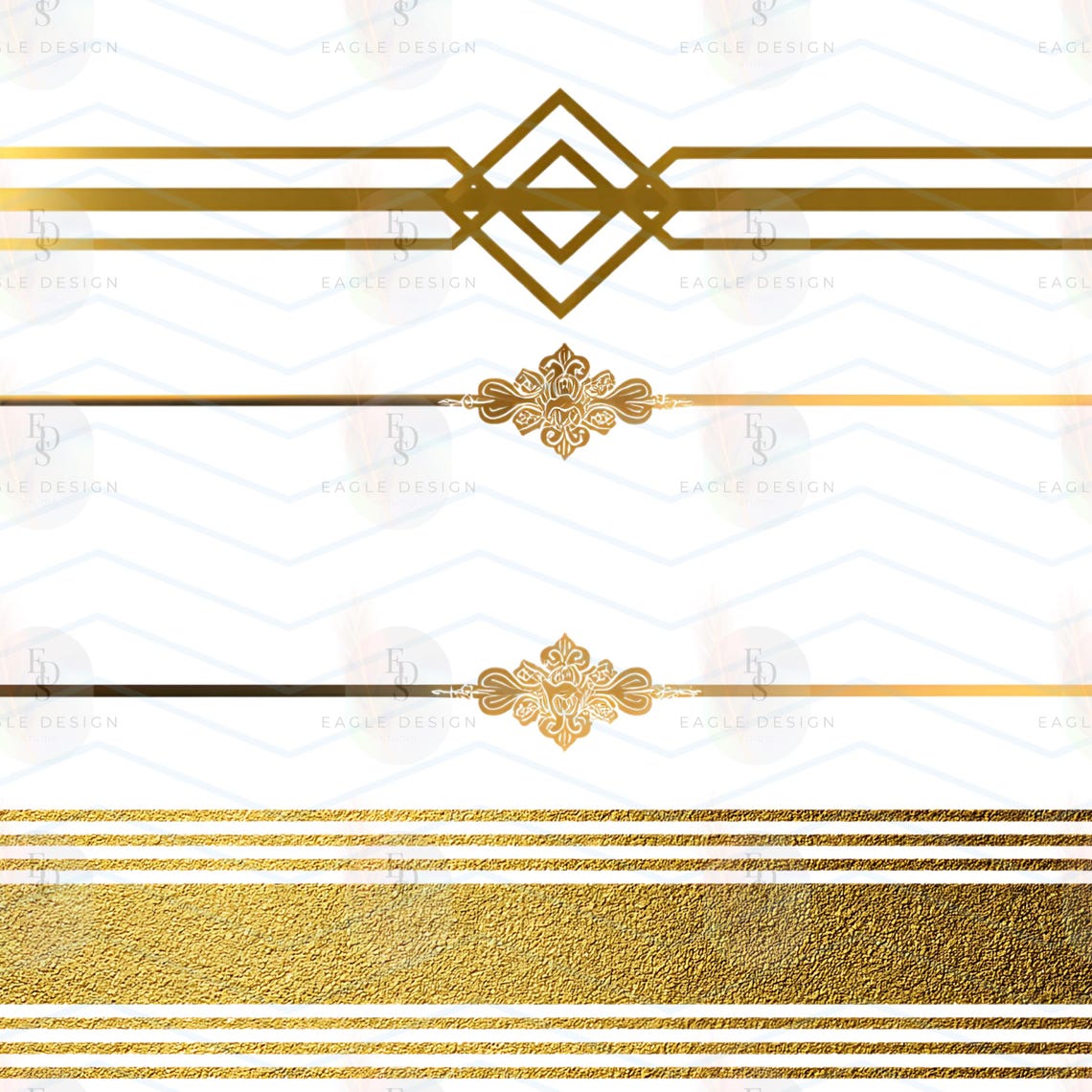 Ruster Line 20 Gold Border Clipart PNG | Minimalist Dividers | Elegant Gold Line ...