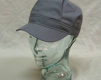 Gray Waterproof Scout Hat, adjustable, size XS - M