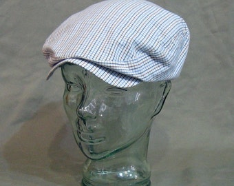Checked Dylan Hat, adjustable, size XS - M