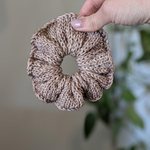 Luxury Knit Scrunchies | Cute Scrunchie | Stocking Stuffer | Large Hair Scrunchie | Gift For Girl | Gift for Teen