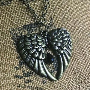 Pendant Necklace Fantasy Fairy Renaissance Medieval Wings image 3