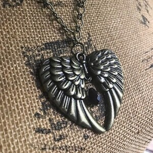 Pendant Necklace Fantasy Fairy Renaissance Medieval Wings image 5