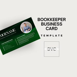 Buchhalter Visitenkarte Vorlage | Buchhaltungs-Visitenkarte | Buchhalter Karte für Buchhaltung & Accounting Branding |