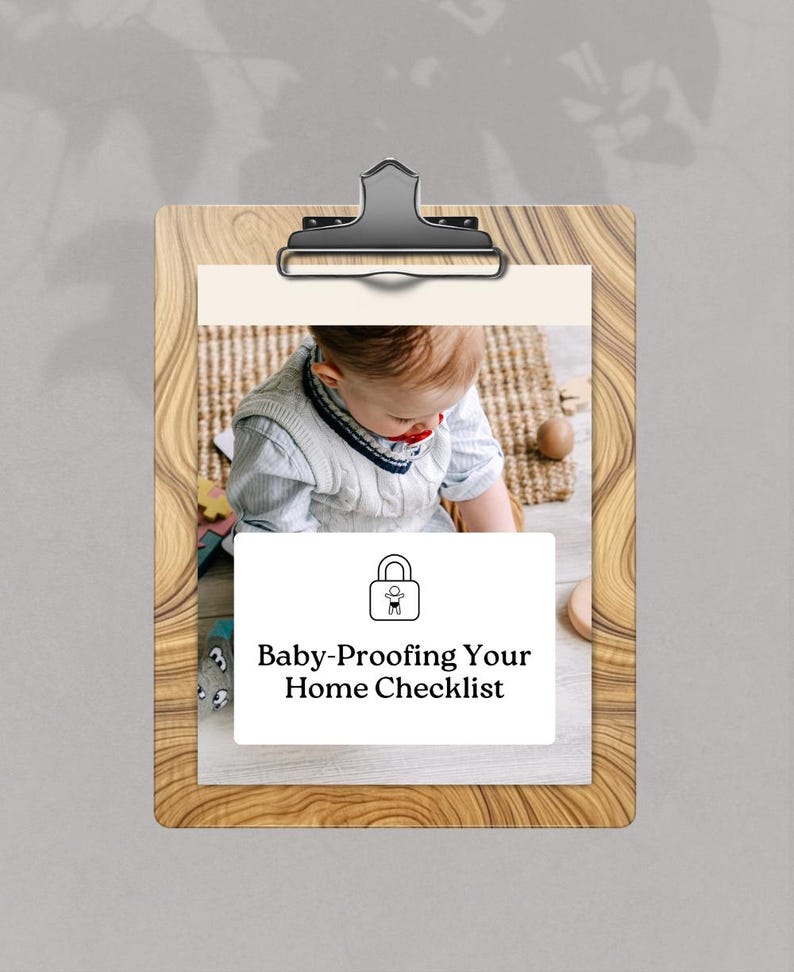 Baby Proofing Checklist.pdf Baby-proofing Your Home Checklist PDF Printable Child Safety Guide New ...