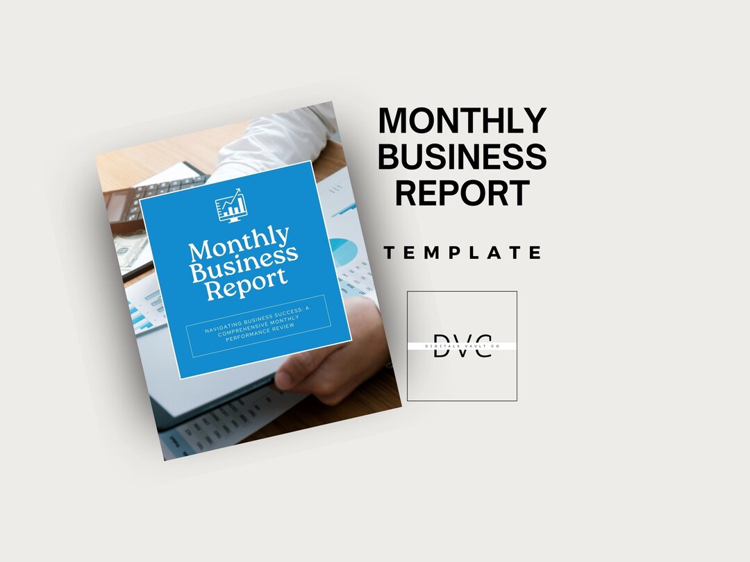 Monthly Business Report Template for Small Business Owners ...