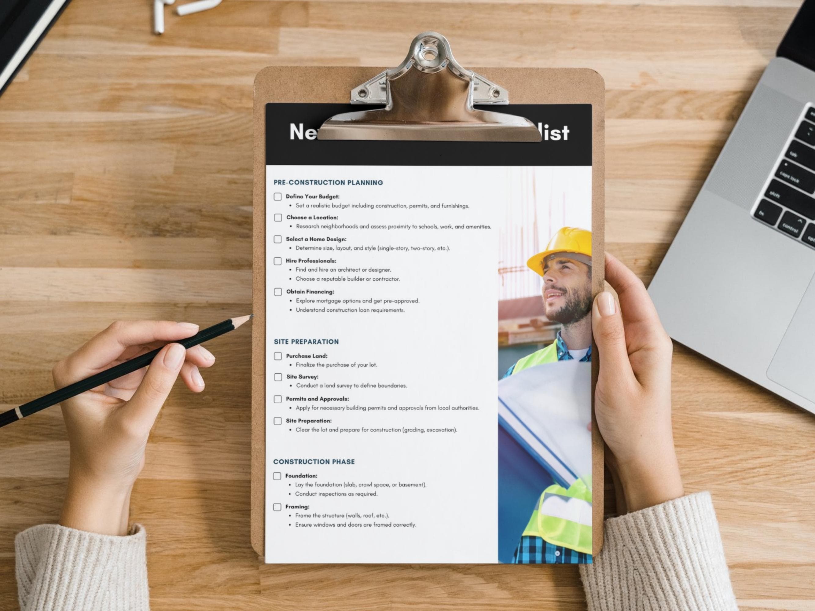Home Build Checklist: New Construction Planner (PDF) - Etsy