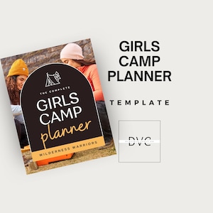 Girls&#39; Camp Planner Template: Customizable Itinerary & Packing List (PDF)