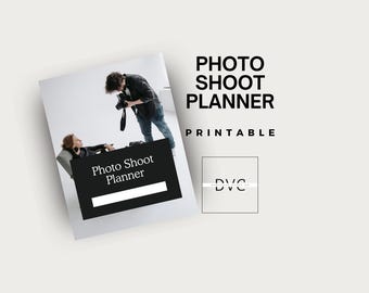 Photo Shoot Planner: Photographer Prep Schedule (Printable PDF)