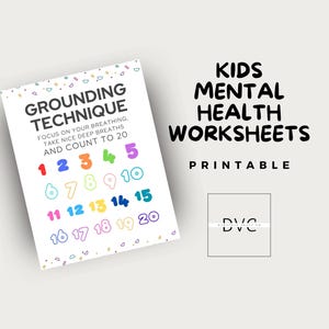 Kids Mental Health Activities: Coping Skills & Self-Regulation (PDF Printable)