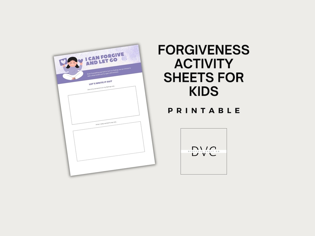 Activity Sheets for Kids PDF Printable Emotional Learning