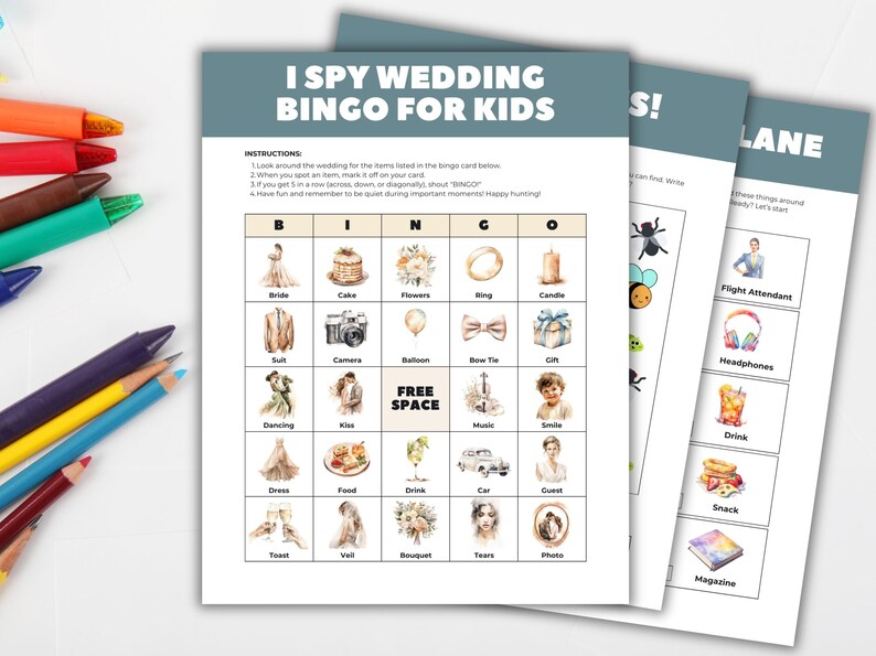 Kids 'I Spy' Sheets Printable PDF | Fun Kids Activities Sheets ...