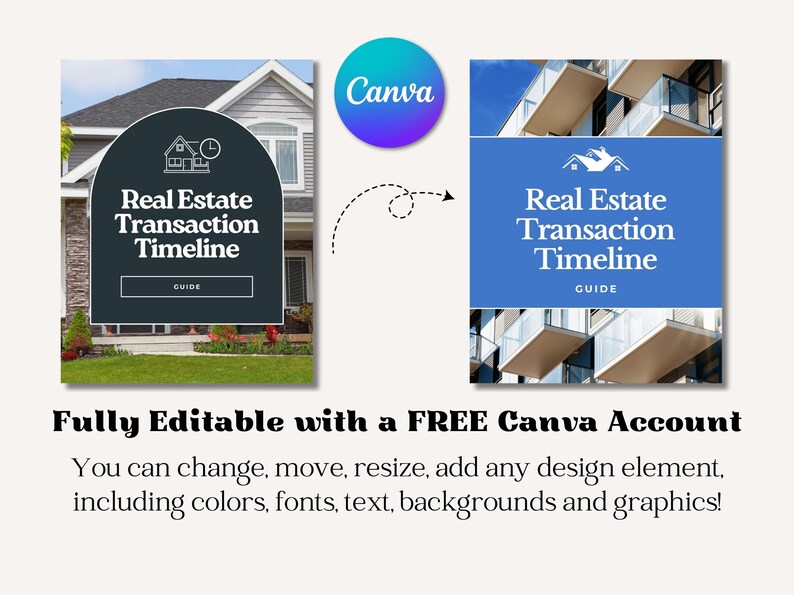 Real Estate Transactions Timeline Template Editable Deal Progress ...