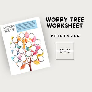 Worry Tree Worksheet: CBT Anxiety Management Tool (PDF)