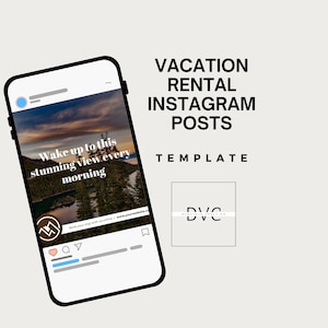 Vacation Rental Social Media Template: Canva Marketing Kit (PDF)