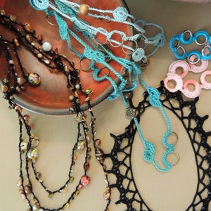 PATTERNS - Summery Crochet Jewelry plus bonus patterns