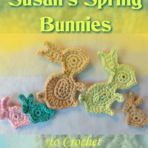 New Crochet Pattern - Easter Bunny Pattern Set 2 Bunnies to Crochet - Instant Download