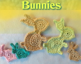 New Crochet Pattern - Easter Bunny Pattern Set 2 Bunnies to Crochet - Instant Download