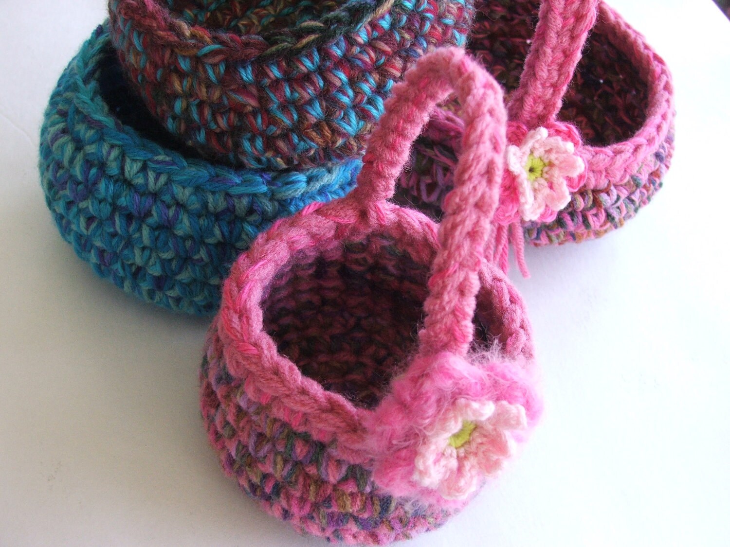 Easy Crochet PATTERN Baskets or Bowls with Darling Birdie Etsy