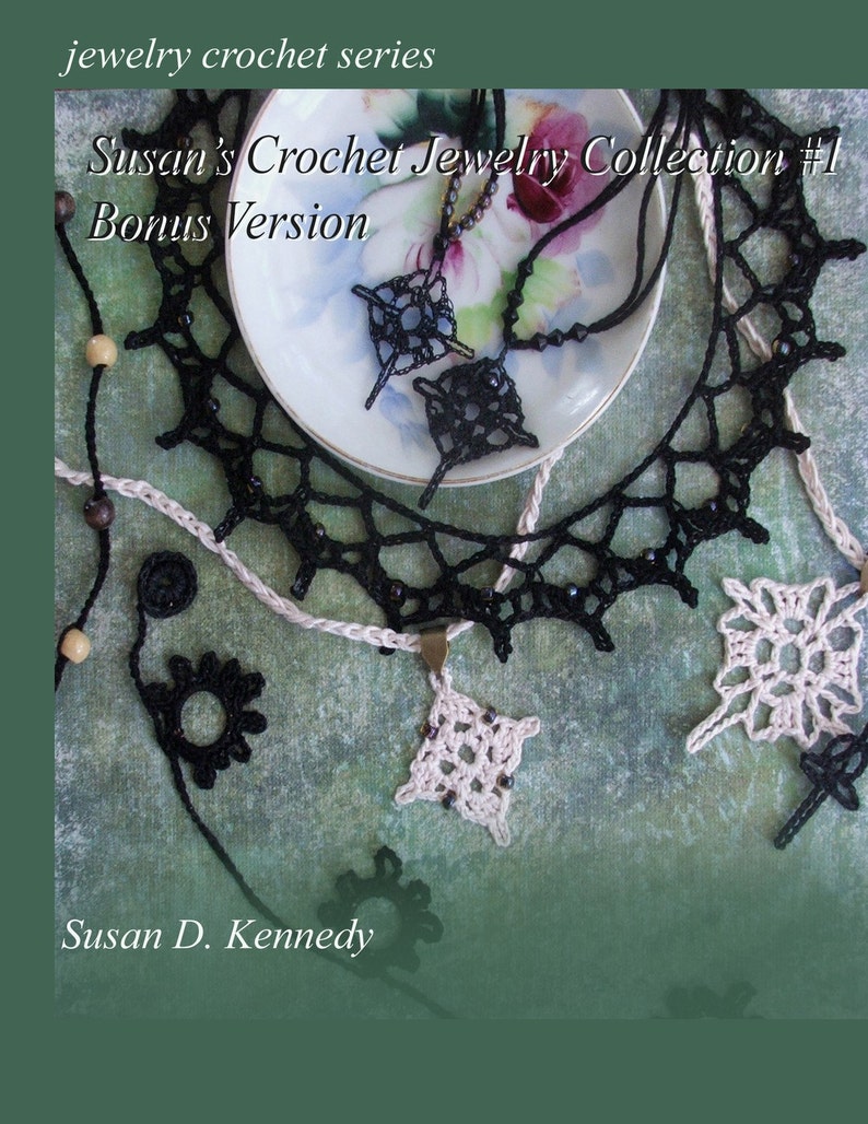 Instant Download Thread Crochet PATTERNS Crocheted Jewelry and Ornaments image 2