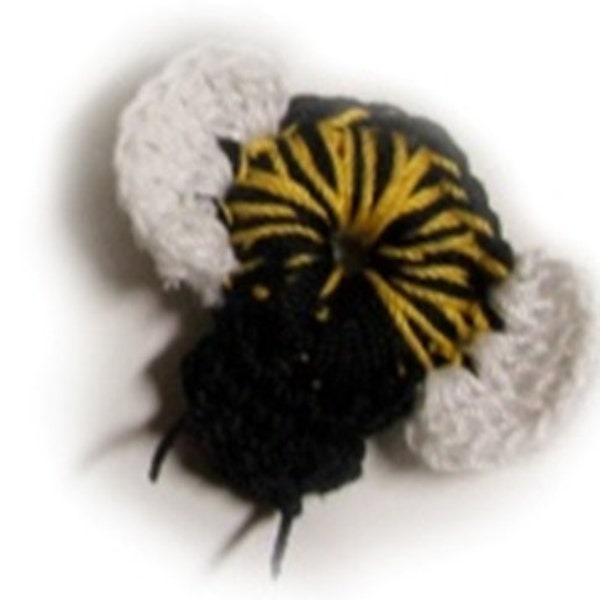 Darling Bumblee Bee crochet pattern - Instant Download for cute little Bee crochet accent