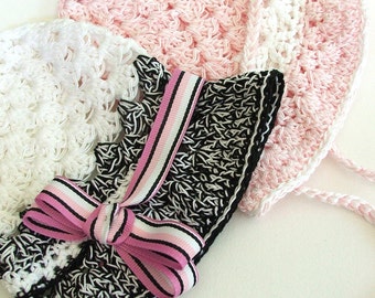 Crochet Baby Hat Pattern: Fast Granny Square Brim (PDF Pattern)