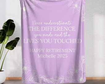 Personalized Retirement Gift For Coworker, Teacher Retirement Nurse Gift, Custom Gift for Retirement, Customized Retirement Name Date