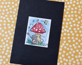 Billie EEklish - mousician - Teensie Hand-Drawn Art