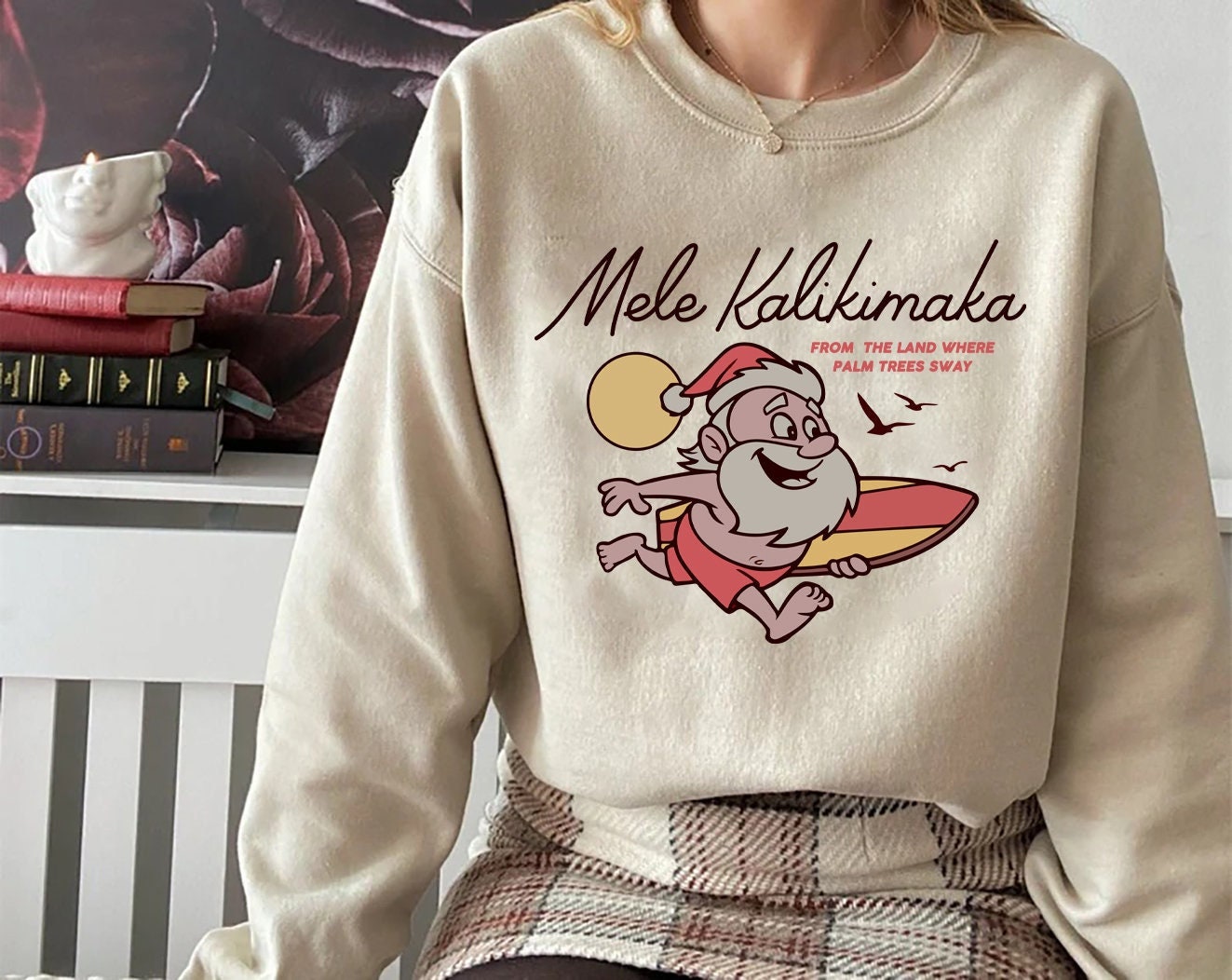 Discover Mele Kalikimaka Hawaii Christmas Sweatshirt