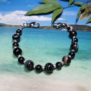 Sardonyx Gemstone Interchangeable Medical Alert Replacement Bracelet