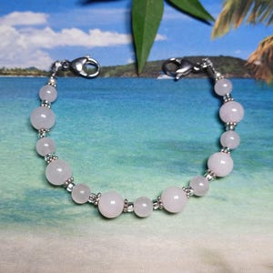 Rose Quartz Interchangeable Medical Alert Replacement Bracelet