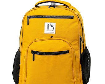 Rolling Trolley Backpack 38 Liters (Mustard) by Purplesac
