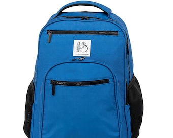 Rolling Trolley Backpack 38 Liters (Blue) by Purplesac
