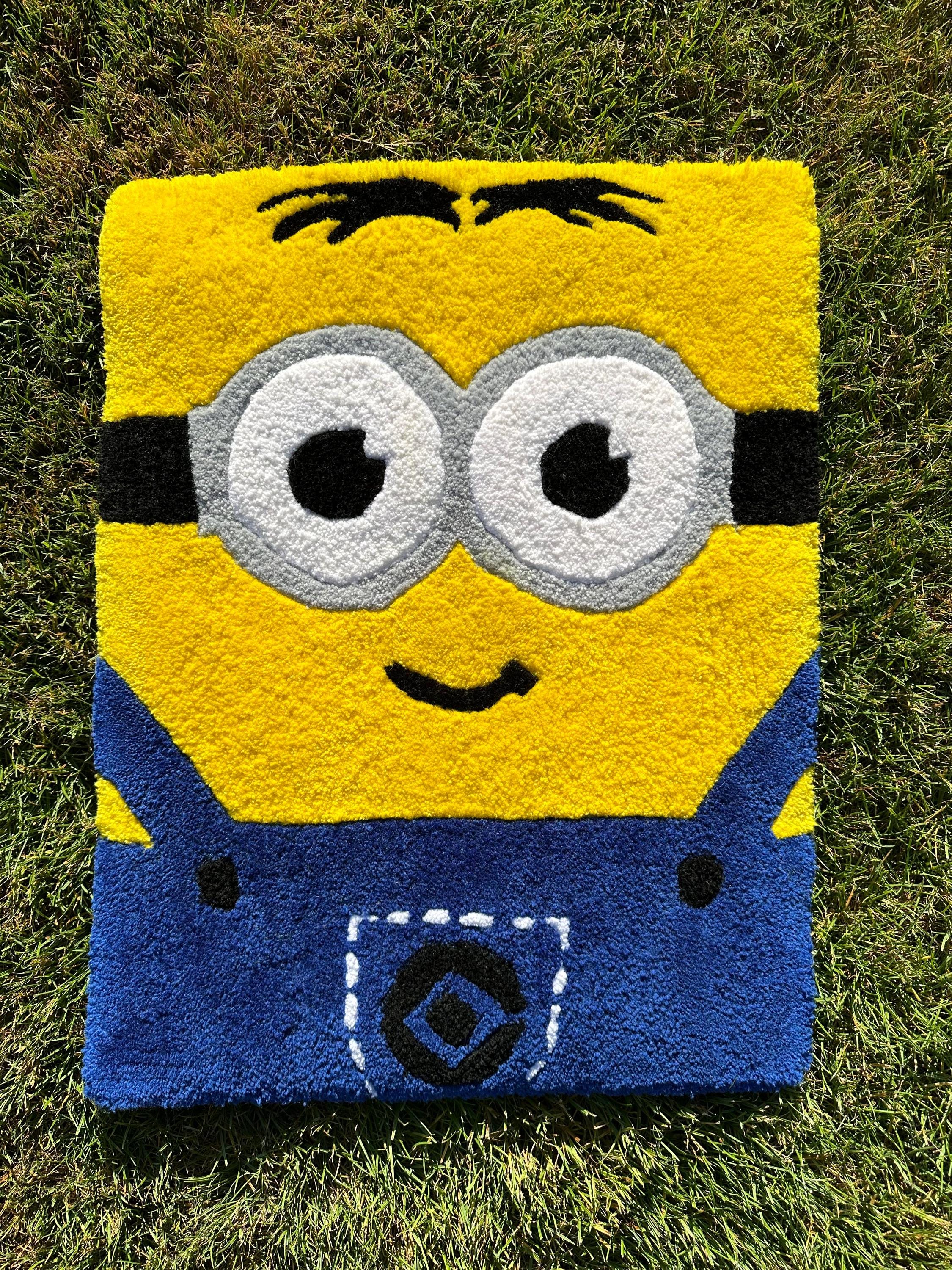 Despicable Me Minion Tufted Rug| Handmade | Custom Rug | Very